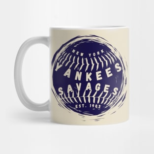 YANKEES SAVAGES BASEBALL TEAM Mug